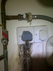 Leaking inlet hose